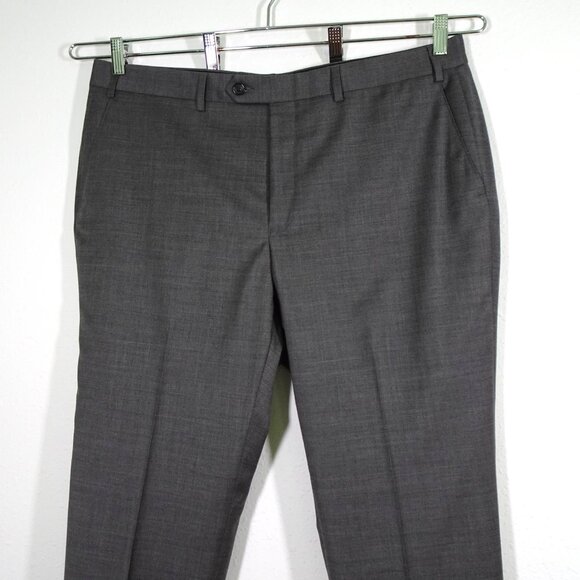 Ralph Lauren Dress Pants Men's Size 38x36 Gray Unfinished Hem READ DESCRIPTION - Picture 3 of 7